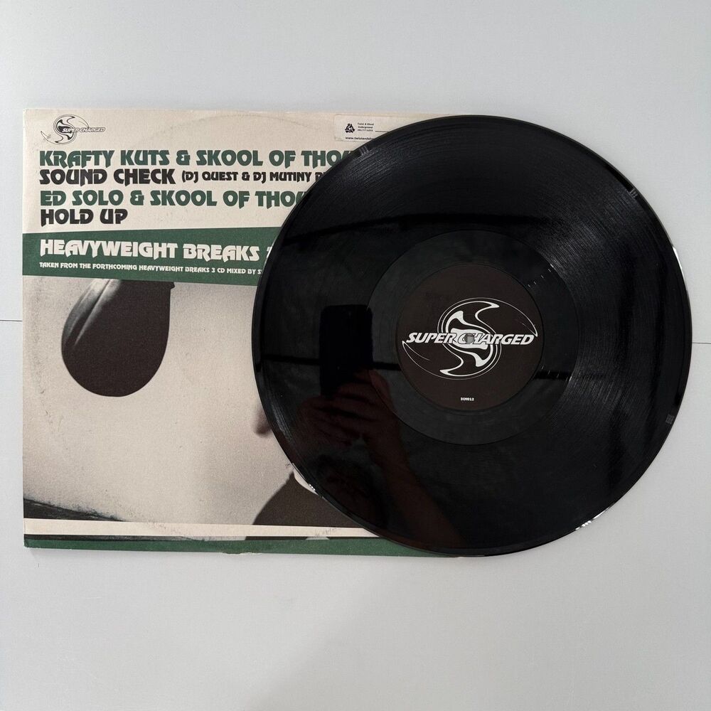Krafty Kuts & Skool Of Thought Sound Check 12" Vinyl Breakbeat SCM012 UK #101